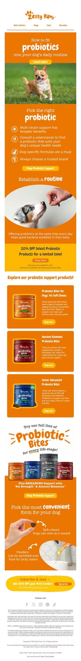 4️⃣ tips to pick the right probiotic for your pup 💚