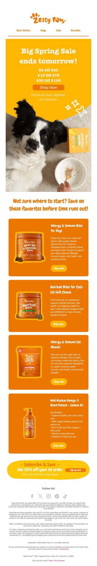 ⏰ Time is running out to save BIG! 🐾