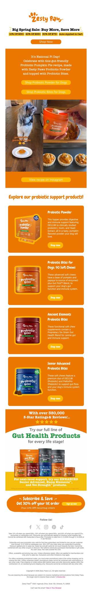 🥧 Sprinkling Probiotic Powder is as easy as 1, 2, 3.14159 🧑🍳