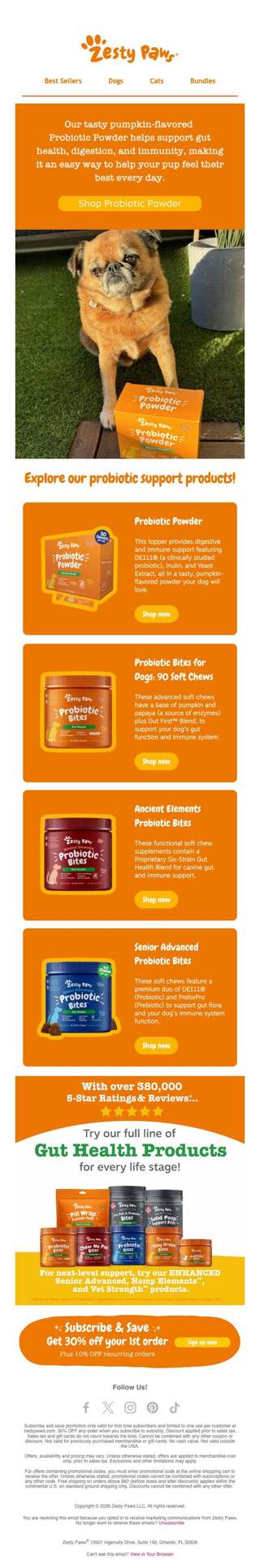 🐶 Support your pup's gut the easy way! 🐾
