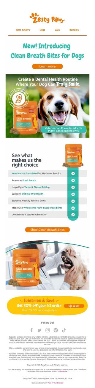 🆕 Meet Clean Breath Bites! Fresh smiles start here 🦷🐶