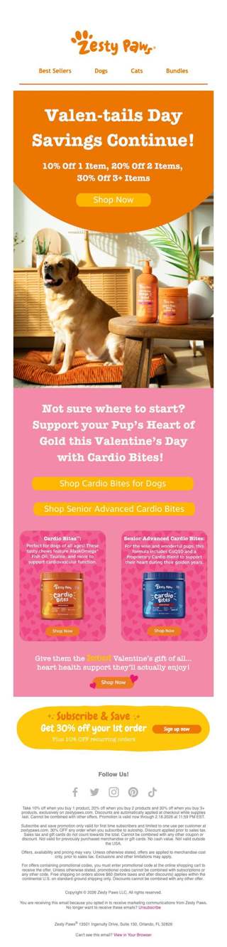 💘 Show their heart some love (and save!) 🐕