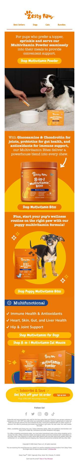 🥣 Top off their bowl with Multivitamin Powder! 🐾