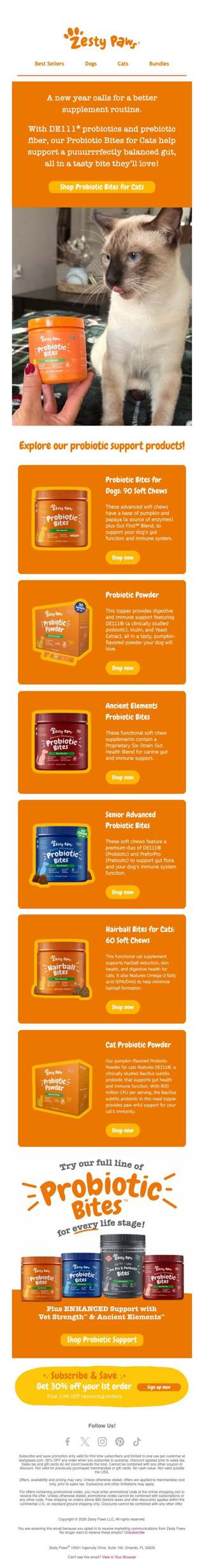 🐶🐱 Make balanced gut support part of their routine 💚