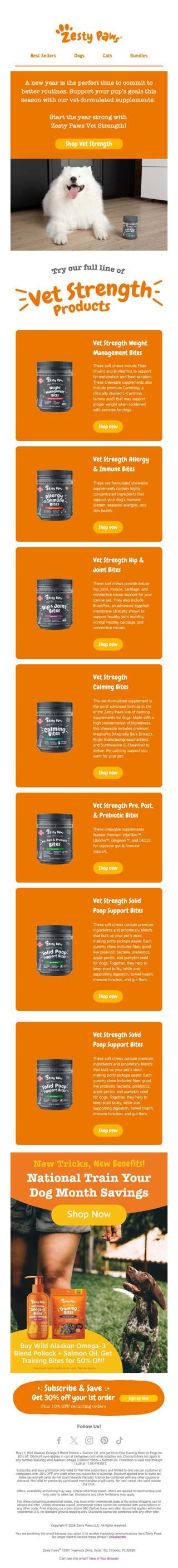 🩺 Vet-formulated support for their best year yet 🐕
