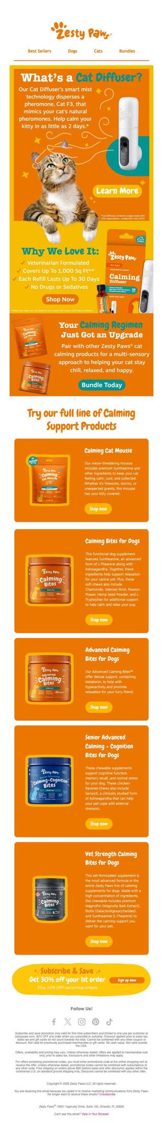🐱 Help calm your kitty in as little as 2 days! Plus explore dog & cat calming essentials 🐾