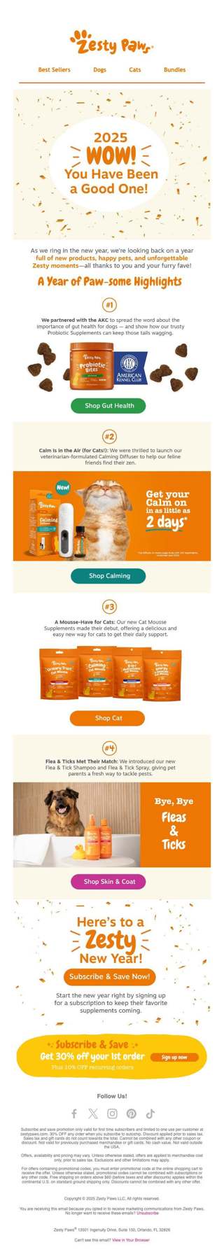 🧡 Our year in review, big milestones and favorite wins 🐾✨