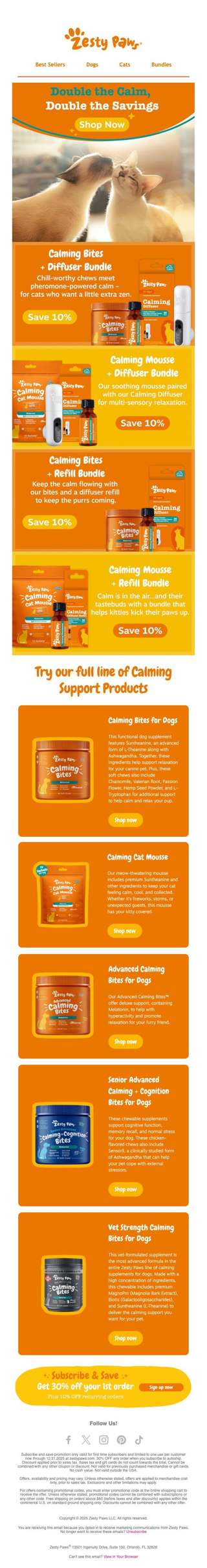 💸 Double the calm with our bundles — SAVE 10%! 🐾