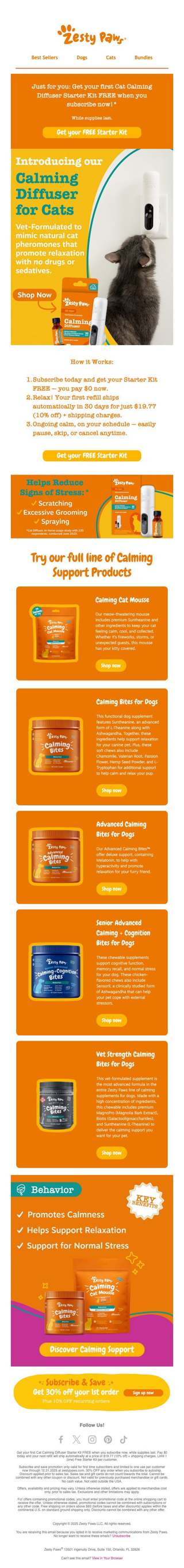 🎁 Just launched! FREE Cat Calming Diffuser (and chill picks for dogs too!) 🐶🐱