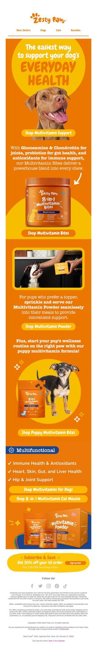 ✨ Daily multivitamin support for your pet 🐶🐱