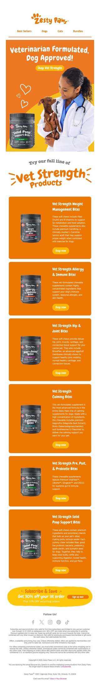 Vet-formulated, pet-loved 🩺🧡