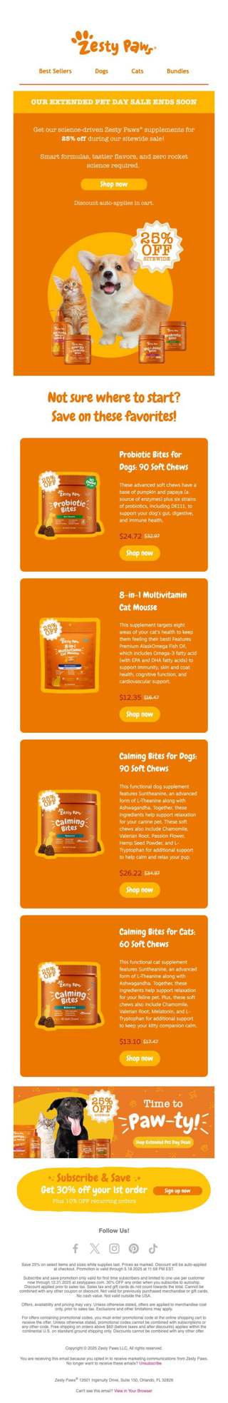 💥 Don't miss out on 25% OFF! 🐕🐈