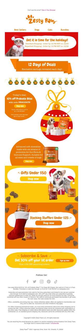 💚 Deal #9: Probiotic Bites for a happy tummy! 🐾