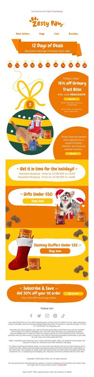 🎁 Deal #2: Unwrap today's deal! 🐾