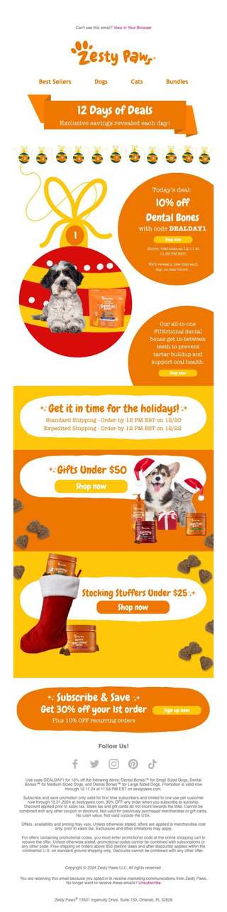 🐶 12 Days of Deals starts now! 🎁