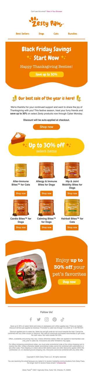 🐶🐱 Black Friday Savings are here!