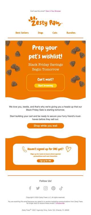 Savings start tomorrow 👀💌