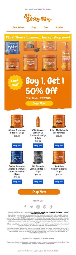 Final Call to Save BIG