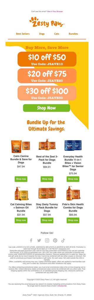 Buy More, Save More 🧡