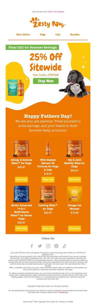 25% off Summer Savings Event!