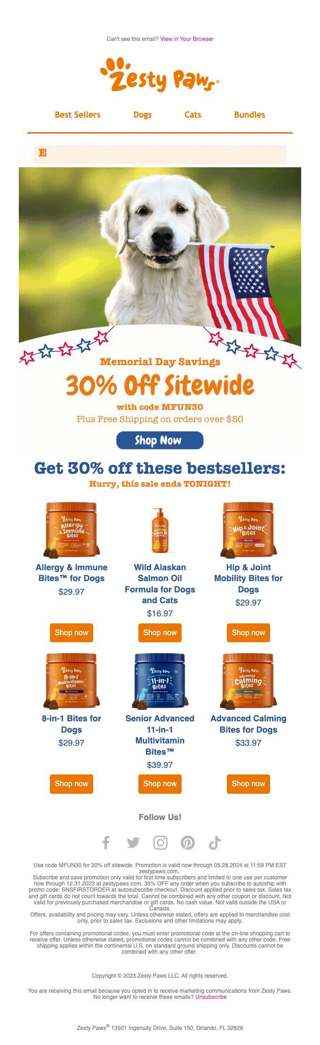 EXTENDED: 30% OFF