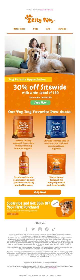 We appreciate you, dog parents!