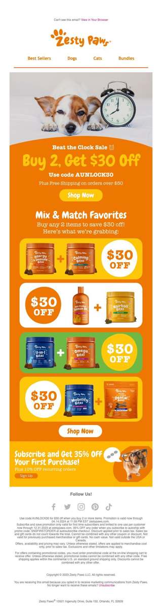 Don't miss out on $30 😉