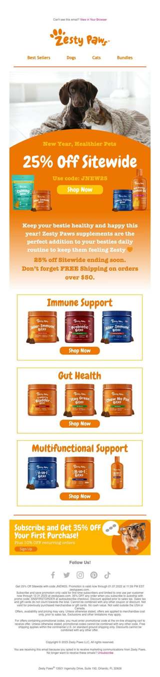 Don't miss out on 25% OFF Sitewide!