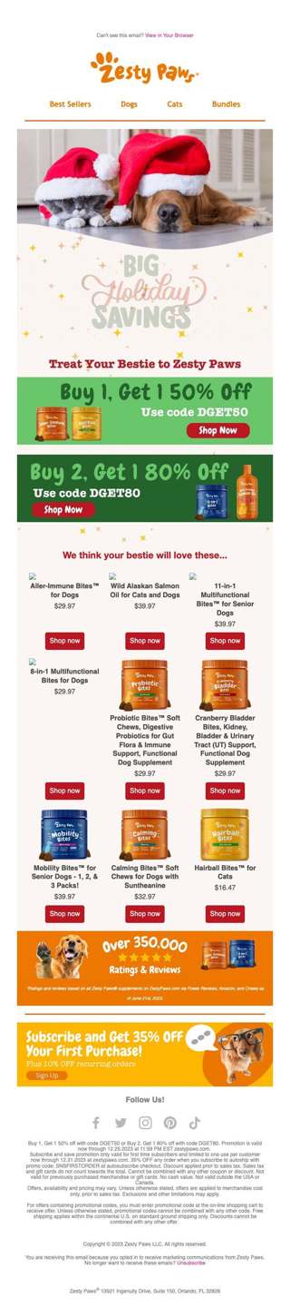 Holiday Savings of up to 80% Off Inside 🎄