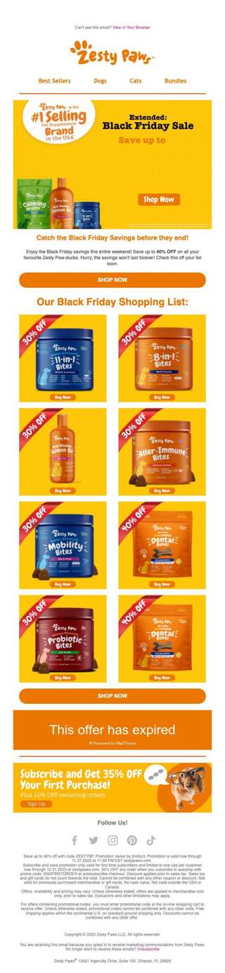Save up to 40% off this Black Friday Weekend!