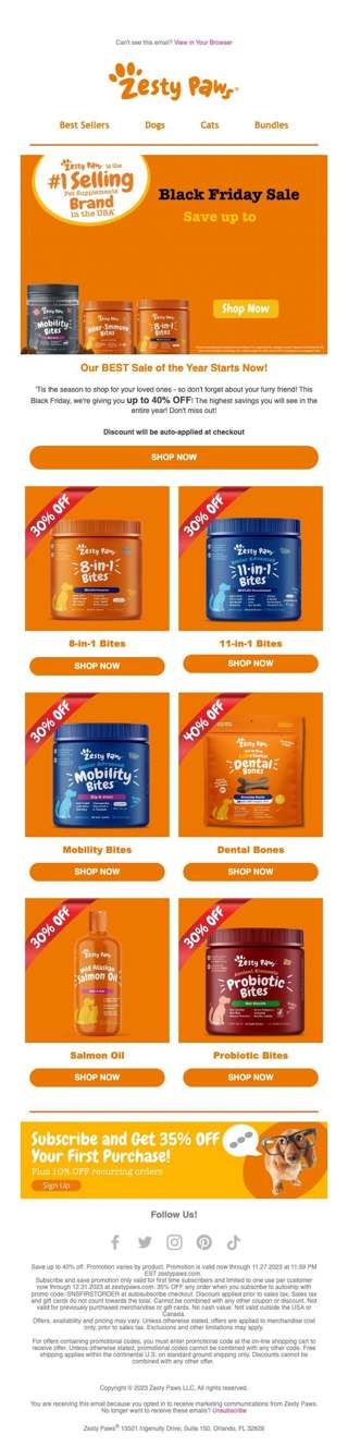 Black Friday Savings Start NOW!