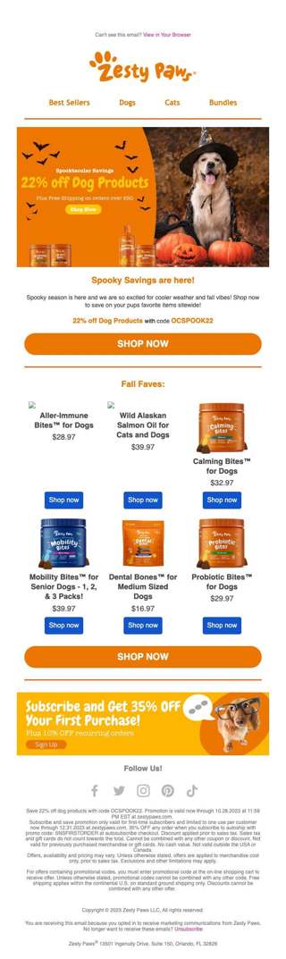 Spooktacular Savings are here 👻