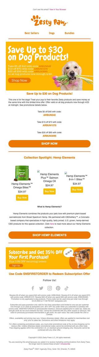 🎉Surprise! Enjoy up to $30 off on dog products