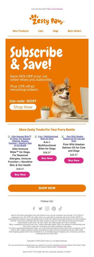 Get your pet's favorite products automatically delivered to your door