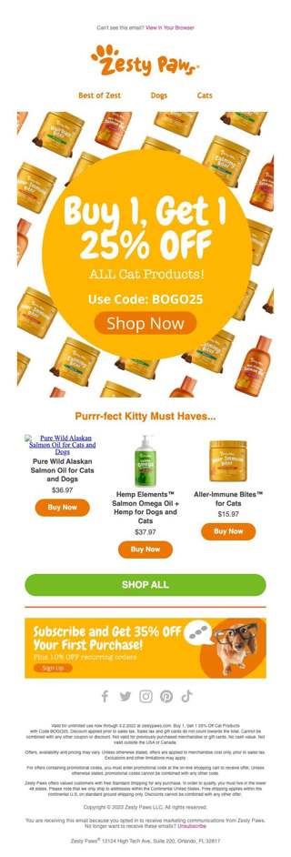 BUY ONE GET ONE 25% OFF CAT PRODUCTS🐾🐈