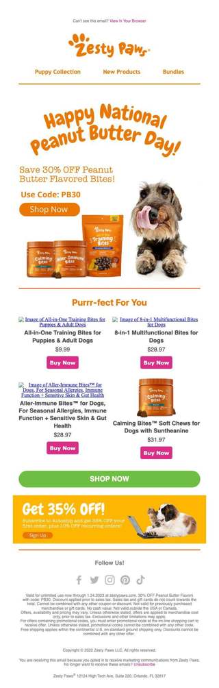 30% Off Peanut Butter Flavors❤️Happy Peanut Butter Day❤️