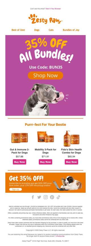35% Off All Bundles For Your Bestie❤️🐾