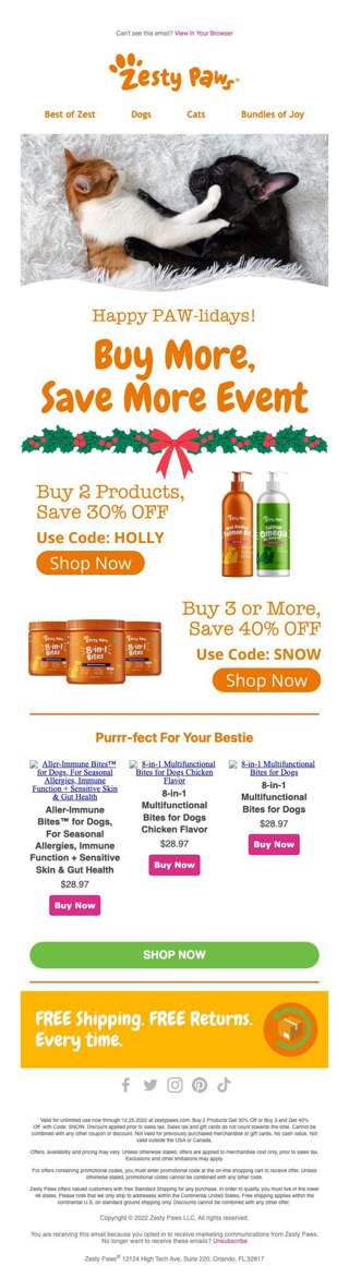 Buy More Save More😻 Up to 40% OFF ✳️ Ends Tonight