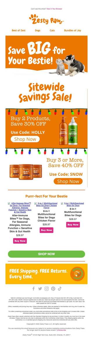 Save Up to 40% 🎄 Holiday Flash Sale🐾 Ending Soon