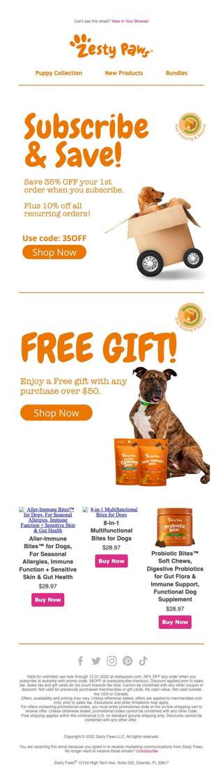 Subscribe & Save 35% OFF Your Next Order❗