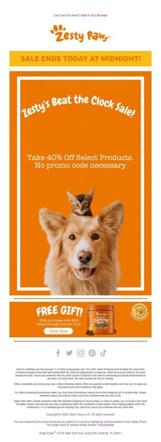 Ends Tonight❗ 40% OFF Select Products😍