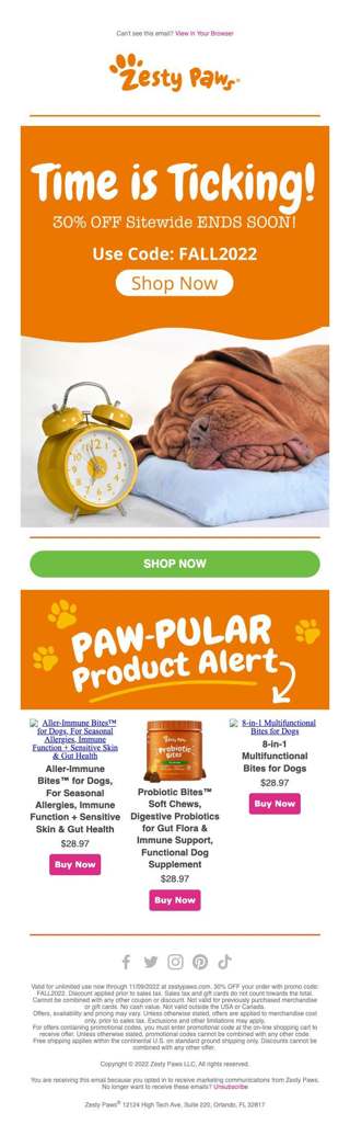 😍OH MY DOG 30% OFF Sitewide😍 With Code: FALL2022