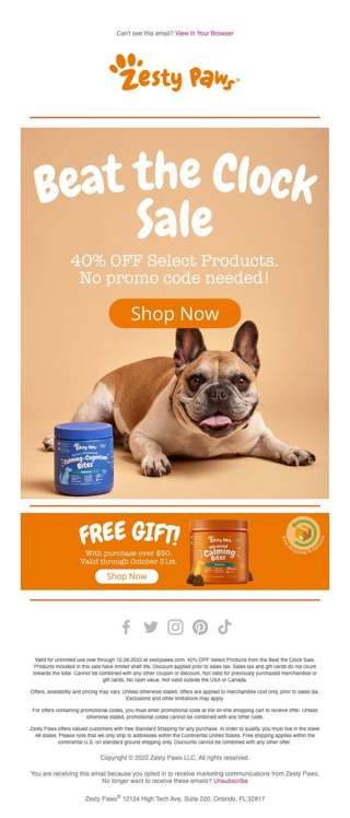 🟠40%OFF Beat the Clock🟠 PAWESOME MONDAY😍