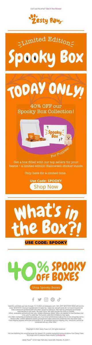 GET 40% OFF SPOOKY BOXES 👻 What's in the Box ❓❗