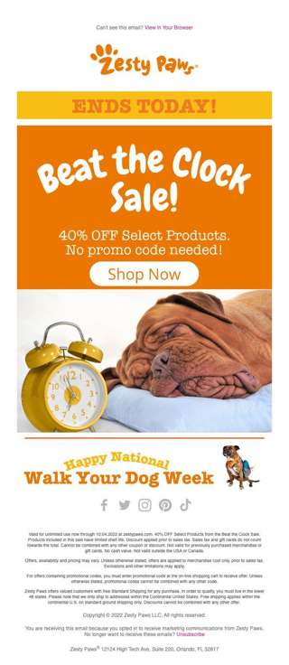 SALE PAW🐾LERT❗ 40% OFF BEAT THE CLOCK⏰
