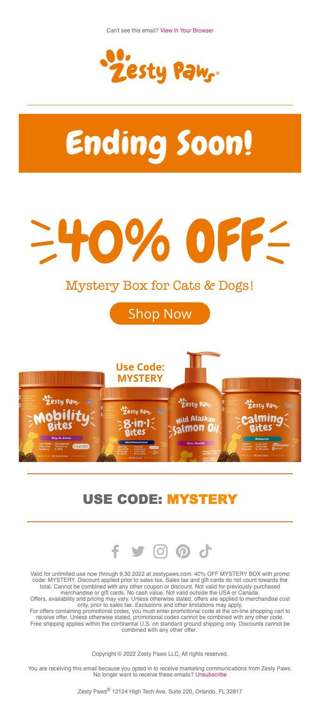 THIS is PAWsome😍 40% OFF Mystery Box ENDS TODAY🐾🐱