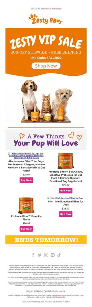 FALL🍁TIME FAVORITES to treat your Bestie at 30% OFF Sitewide 🐶😻