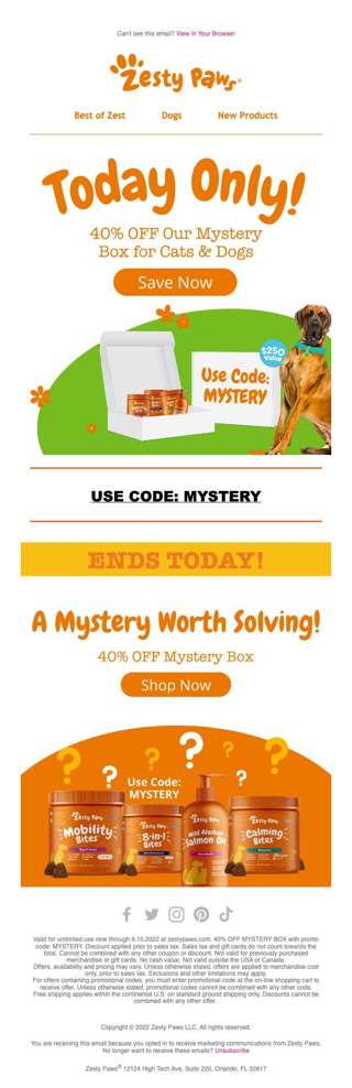 40% OFF Mystery Box!! 🎁✨