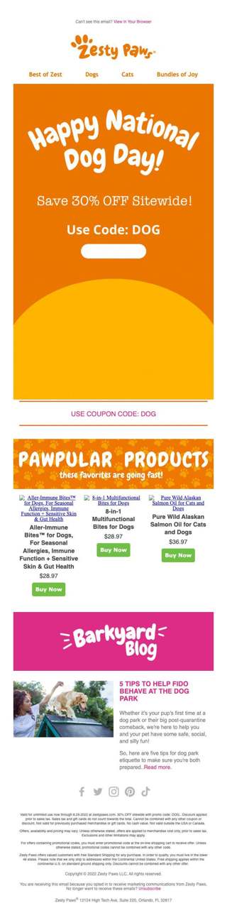 🥳Celebrate Your Dog All Weekend - Don't Miss Out! Save 30% OFF Any Order!🤩