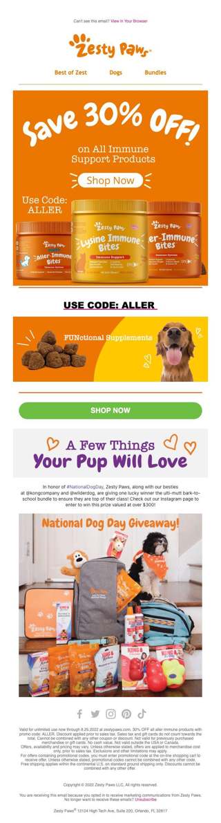 Try our Aller Immune Products for Dogs & Cats Today!🤩